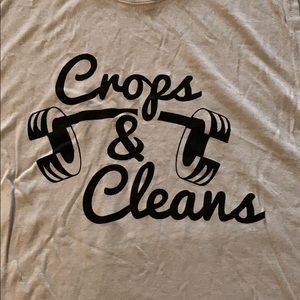Crop muscle tee NWOT